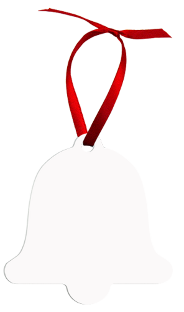 Unisub Ornament - Bell sublimation blank