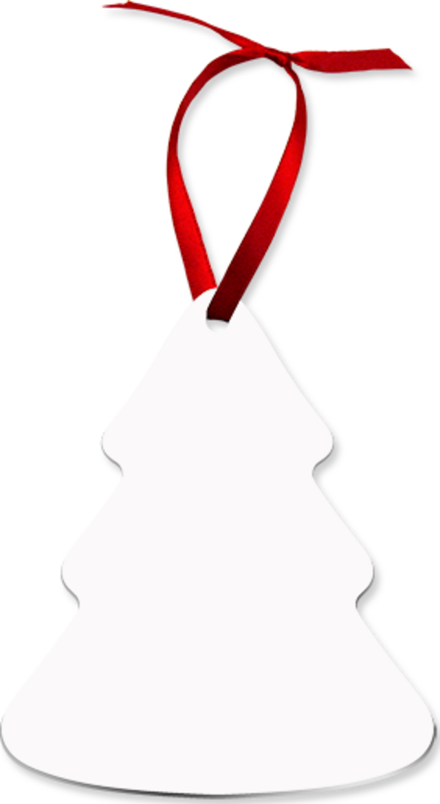 Unisub Ornament - Tree sublimation blank