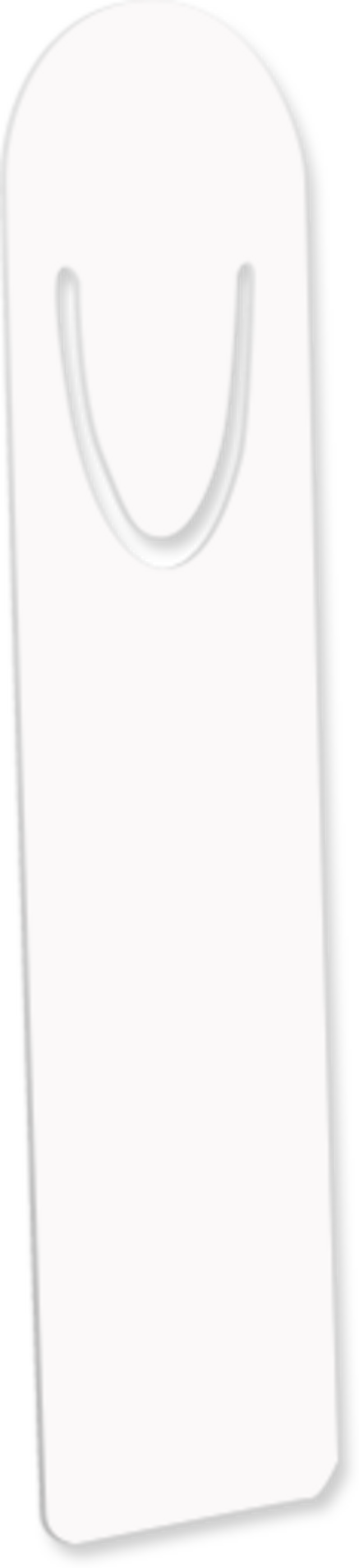 Unisub Bookmark - Long Rectangle sublimation blank