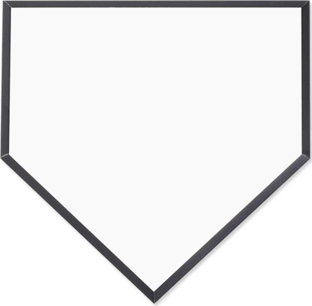 Large Homeplate Plaque Mockup