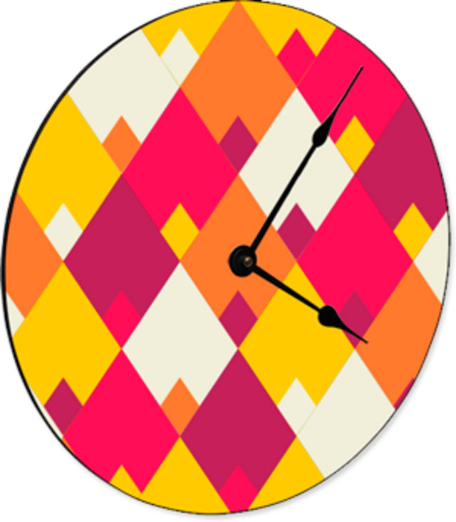 Example usage of Unisub Clock - with Kit sublimation blank