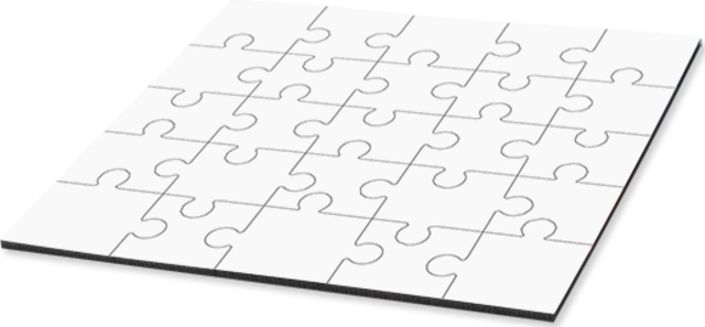 Jigsaw Puzzle - 25 Pc. Square Mockup