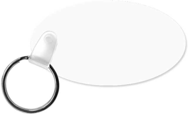 Unisub Key Chain - Oval sublimation blank