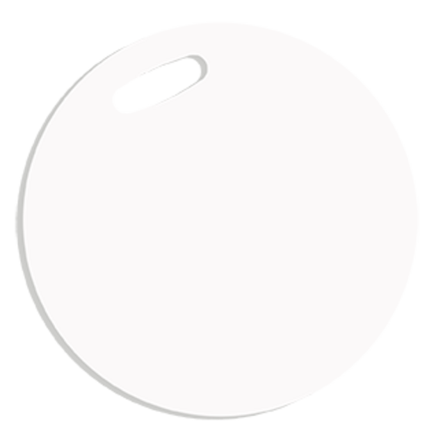 Unisub Bag Tag - Circle sublimation blank