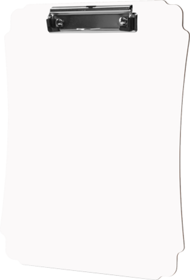 Unisub Clipboard - Monaco, Flat Clip sublimation blank