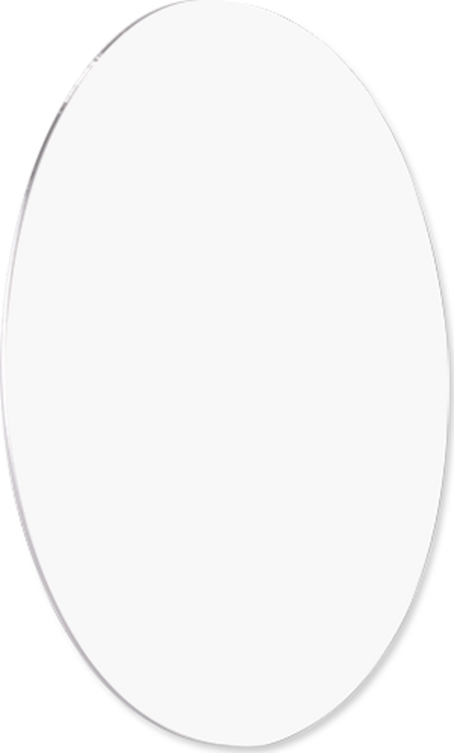 Unisub Bezel Pendant Insert - Small Circle sublimation blank