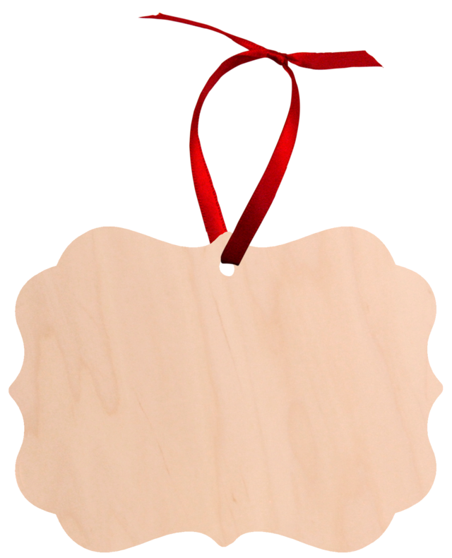 Natural Wood Ornament - Benelux Mockup