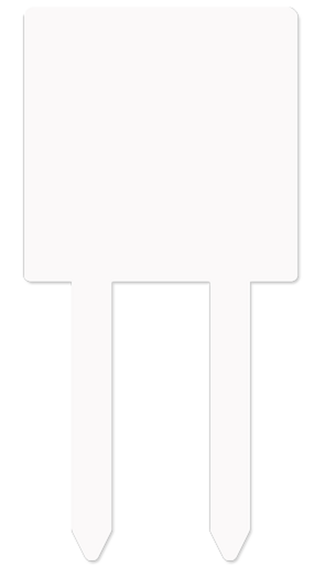 Unisub Yard Sign - Rectangle 2 Legs sublimation blank