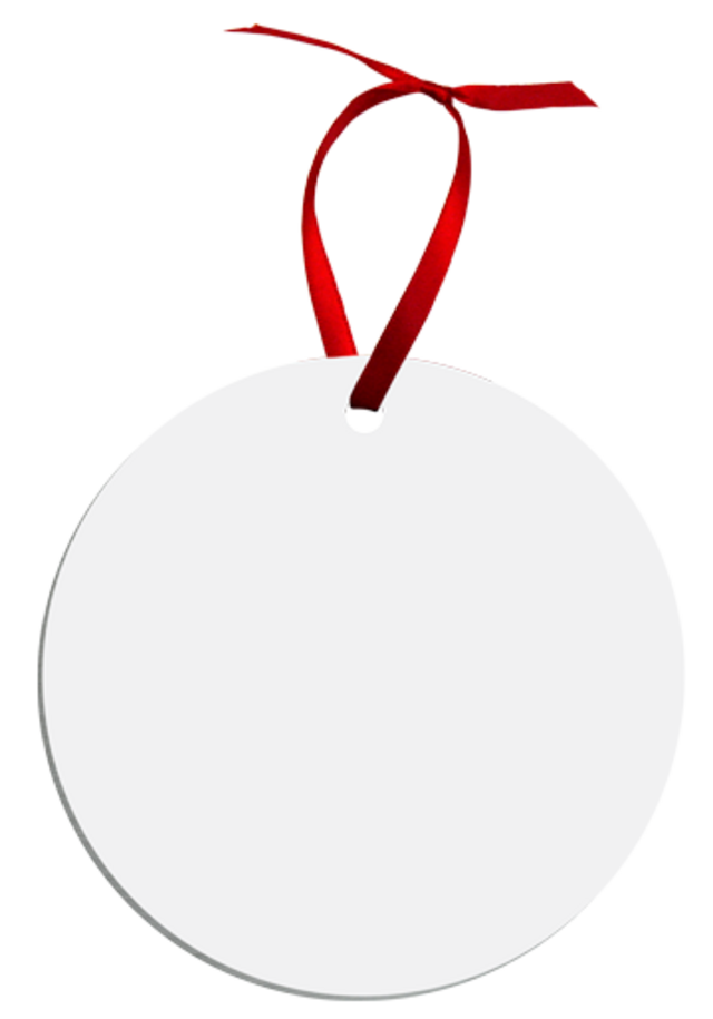 Unisub Ornament - Circle sublimation blank