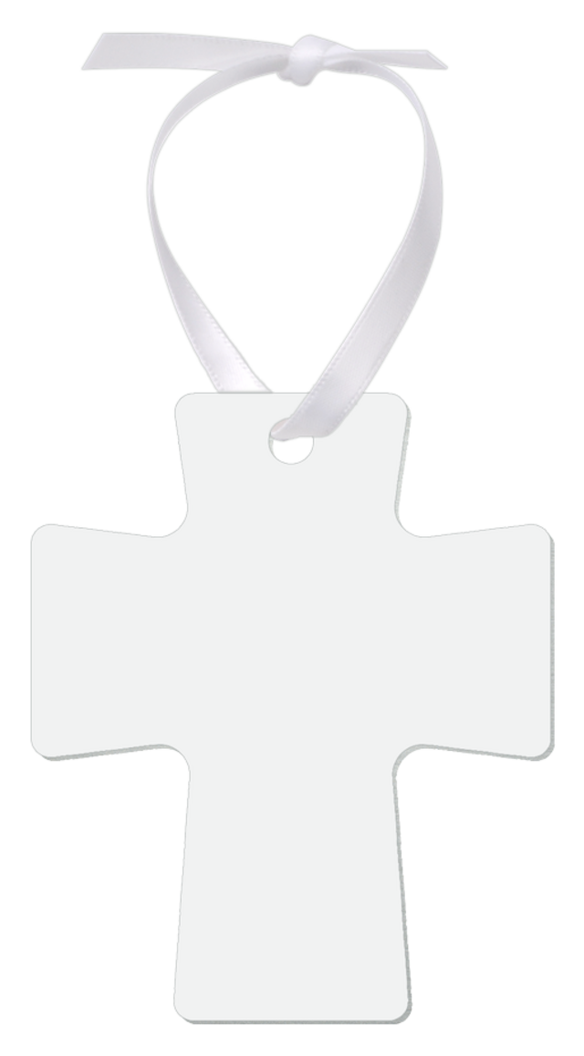 Unisub Ornament - Cross sublimation blank