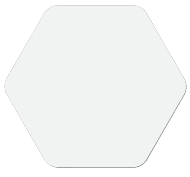 Unisub Magnet - Hexagon sublimation blank