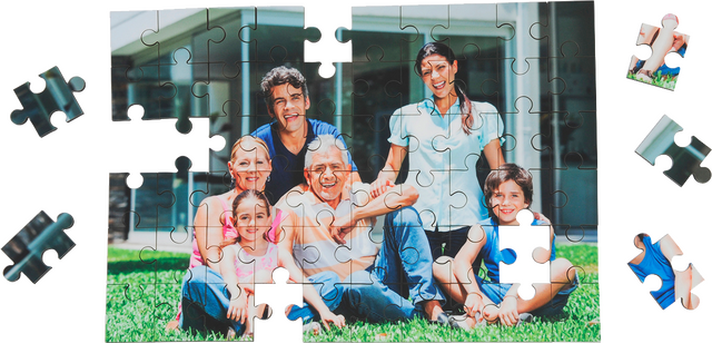 Example usage of Unisub Jigsaw Puzzle - 60 Pc. Rectangle sublimation blank