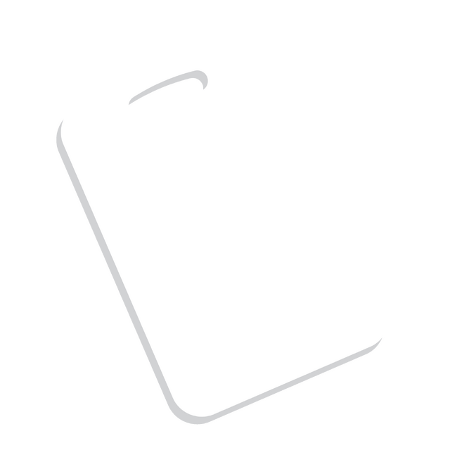 Unisub Acrylic Bag Tag - Rectangle sublimation blank